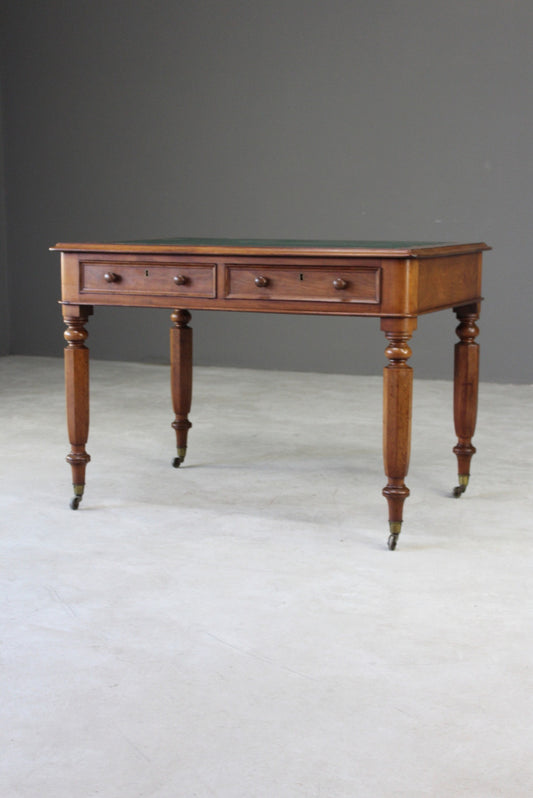 Antique Victorian Mahogany Writing Desk - Kernow Furniture