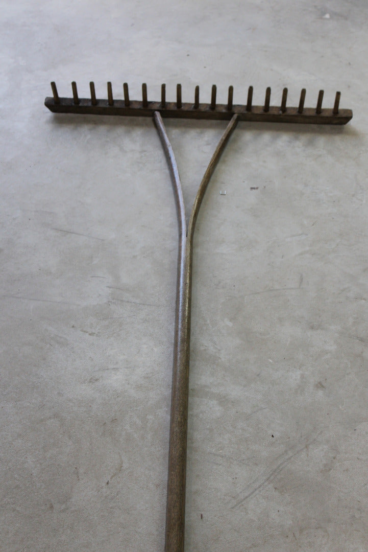 Wooden Hay Rake - Kernow Furniture