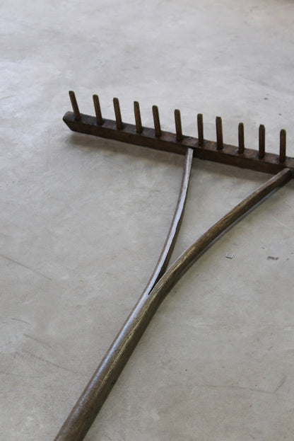 Wooden Hay Rake - Kernow Furniture