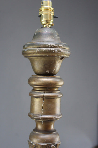 Giltwood Standard Lamp - Kernow Furniture