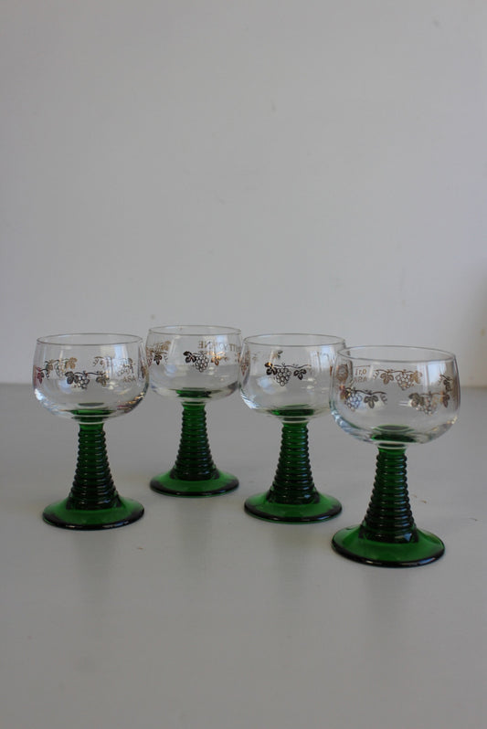 4 Schmitt Sohne Beehive Wine Glasses - Kernow Furniture