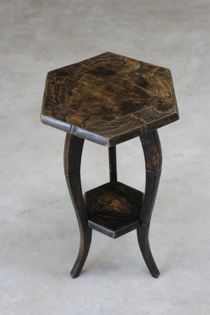Vintage Oriental Style Occasional Table - Kernow Furniture