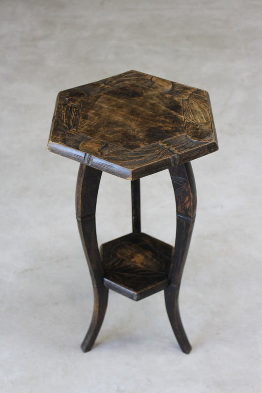 Vintage Oriental Style Occasional Table - Kernow Furniture