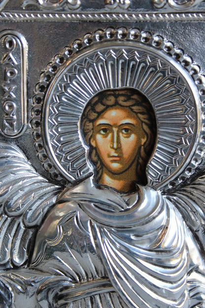 Silver Greek Orthodox Icon - Kernow Furniture