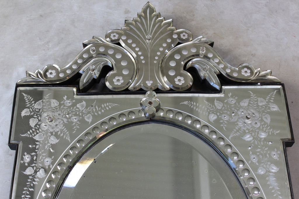 Early 20th Century Venetian Wall Mirror - Kernow Furniture