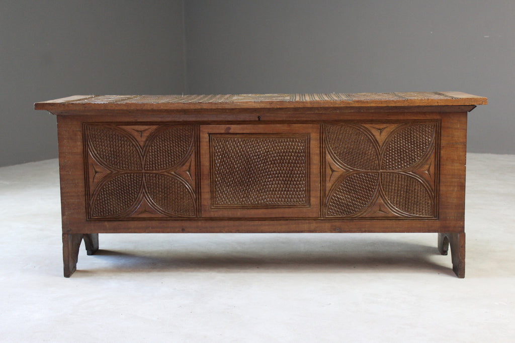 African Tribal Carved Chest - Kernow Furniture