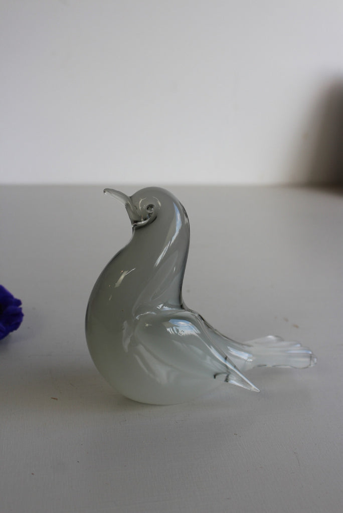 Vintage Dove Glass Paperweight - Kernow Furniture