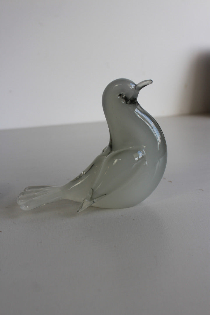 Vintage Dove Glass Paperweight - Kernow Furniture