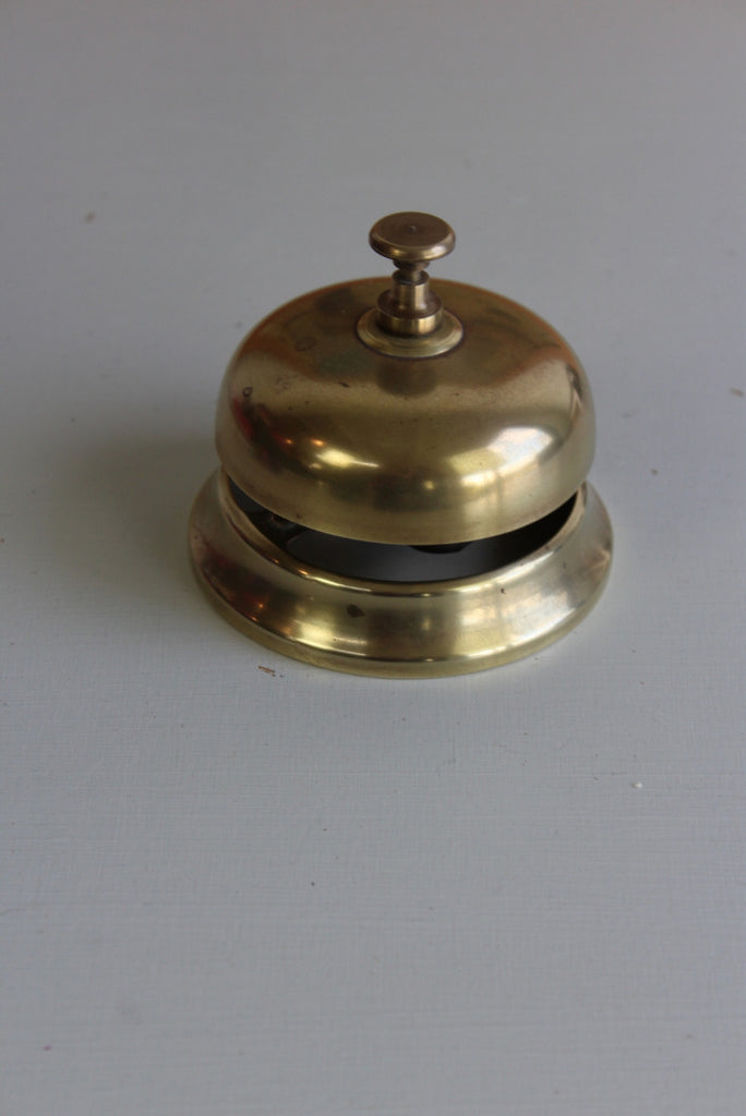 Vintage Brass Counter Bell - Kernow Furniture
