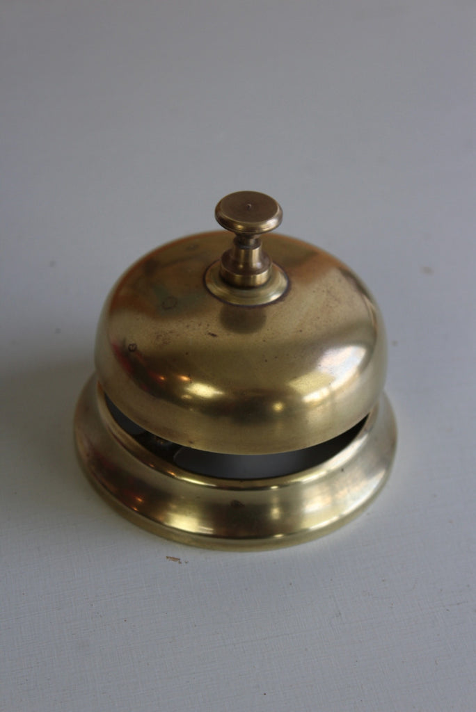 Vintage Brass Counter Bell - Kernow Furniture