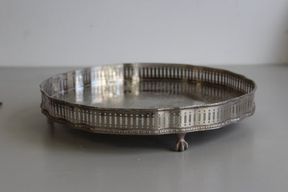 Silver Plated Drinks Tray - Kernow Furniture