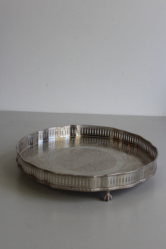 Silver Plated Drinks Tray - Kernow Furniture