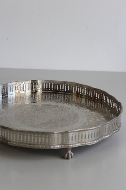 Silver Plated Drinks Tray - Kernow Furniture