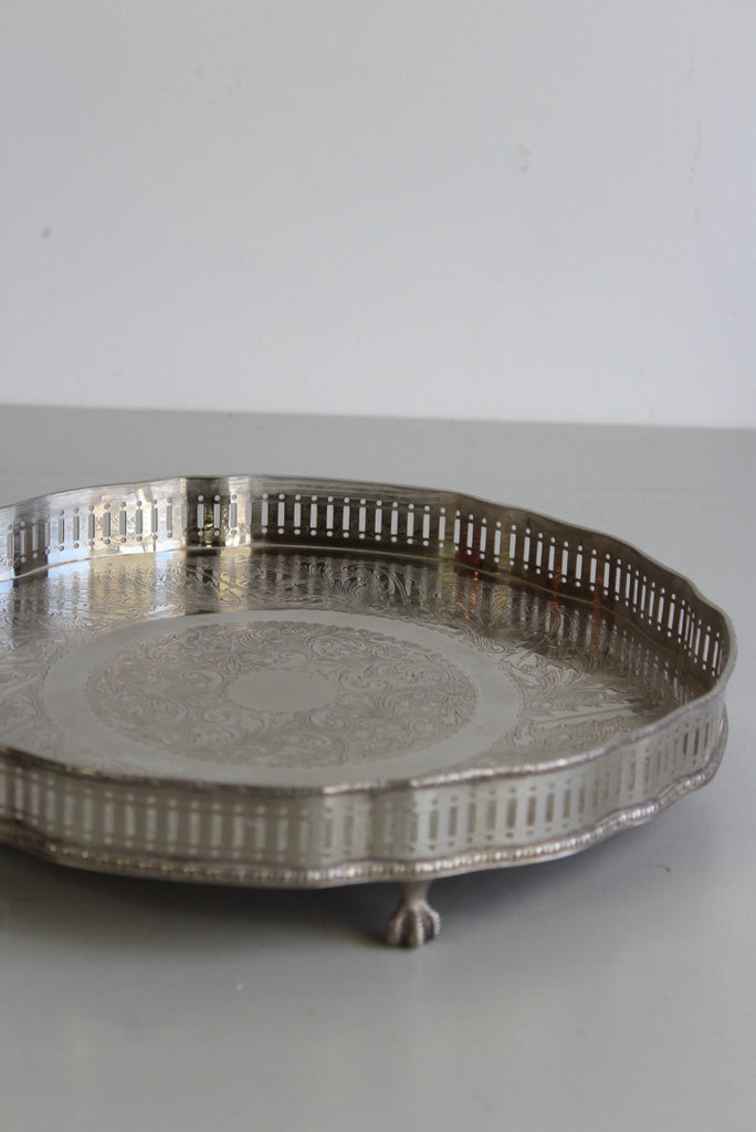 Silver Plated Drinks Tray - Kernow Furniture
