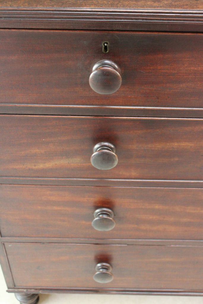 Victorian Mahogany Chest of Drawers - Kernow Furniture