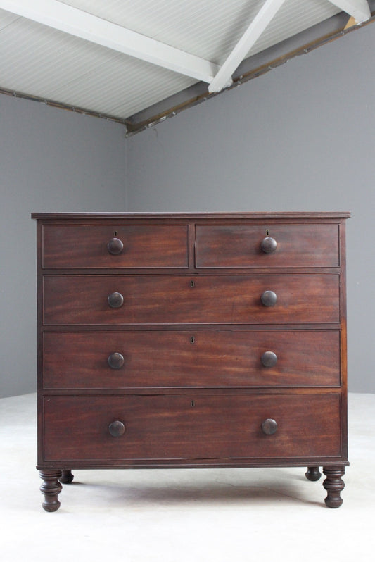 Victorian Mahogany Chest of Drawers - Kernow Furniture