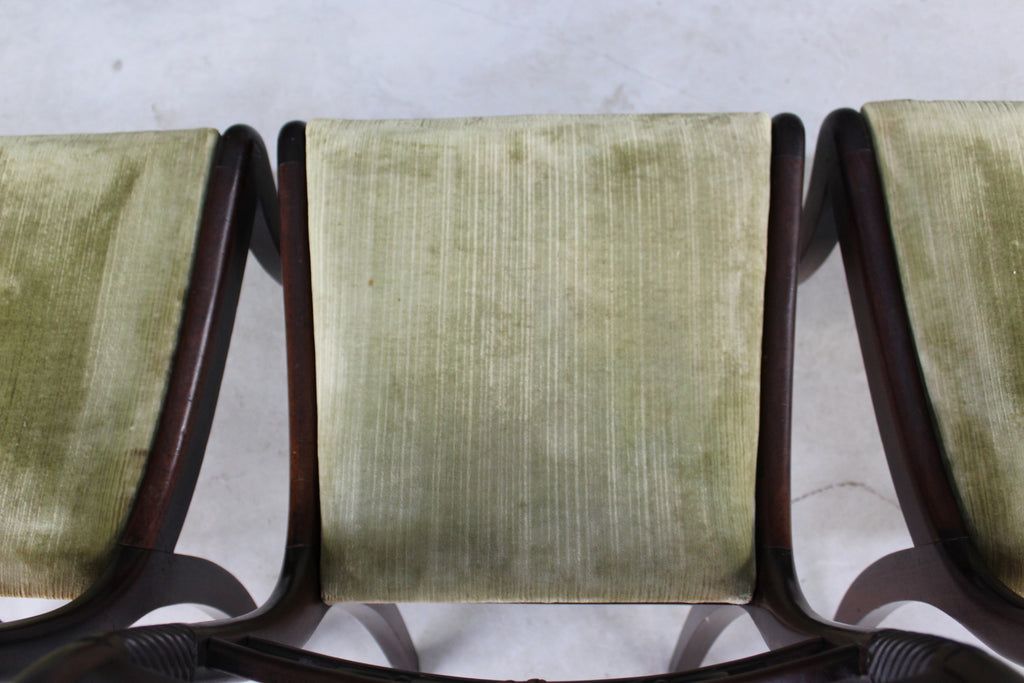 Three 19th Century Mahogany Dining Chairs - Kernow Furniture