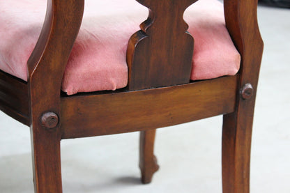 4 Victorian Mahogany Dining Chairs - Kernow Furniture