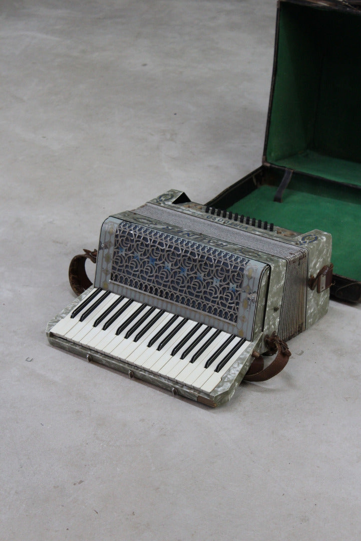 Vintage Rauner German Accordian & Case - Kernow Furniture