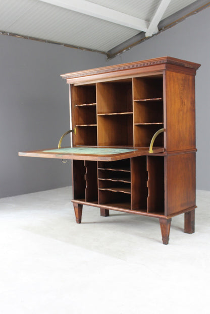 Large Continental Secretaire - Kernow Furniture