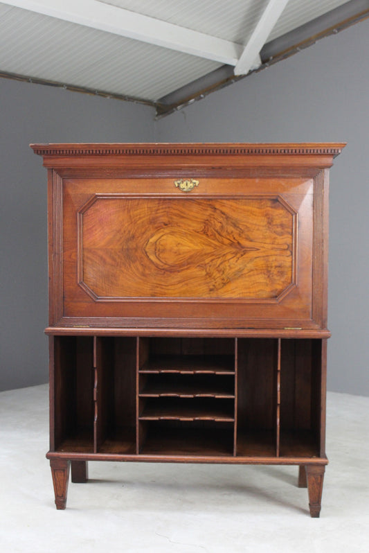 Large Continental Secretaire - Kernow Furniture