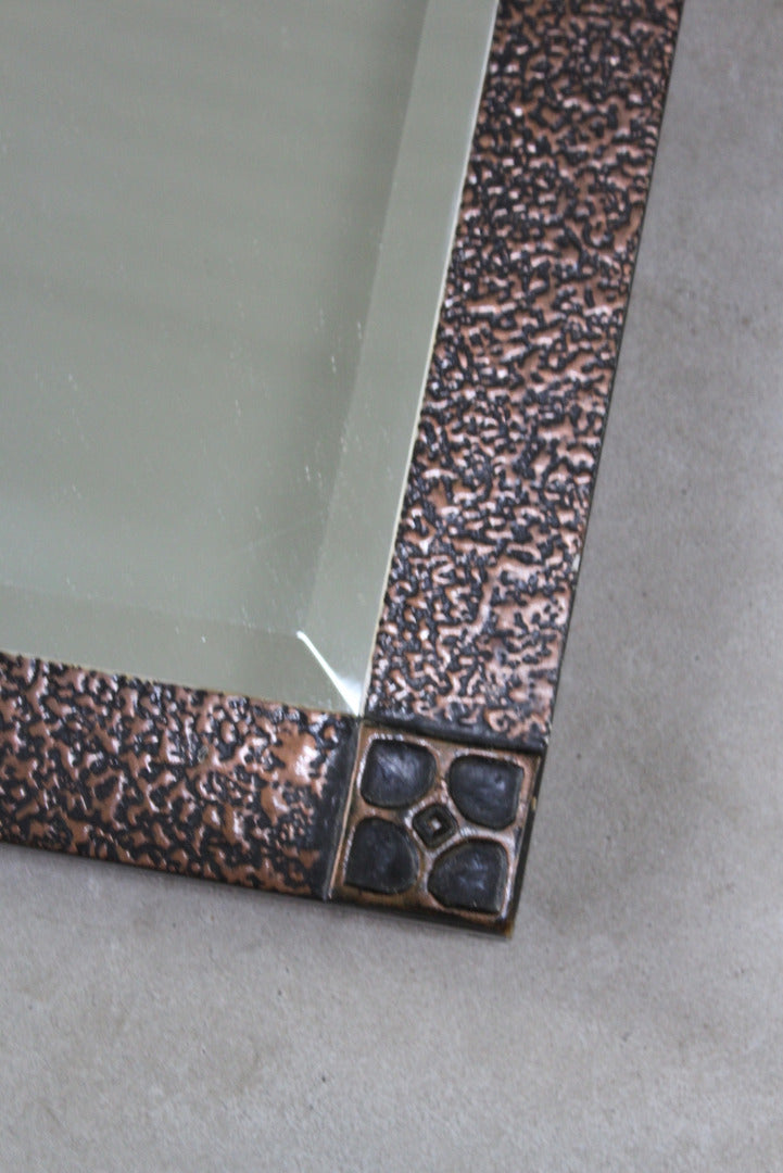 Coppered Frame Wall Mirror - Kernow Furniture