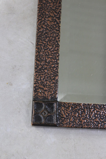 Coppered Frame Wall Mirror - Kernow Furniture