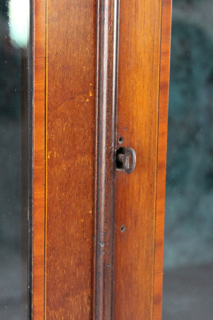 Edwardian Glazed Mahogany Cabinet - Kernow Furniture