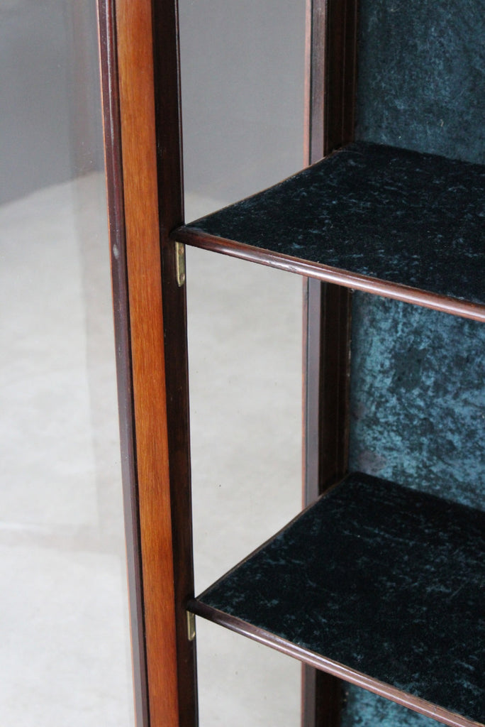 Edwardian Glazed Mahogany Cabinet - Kernow Furniture