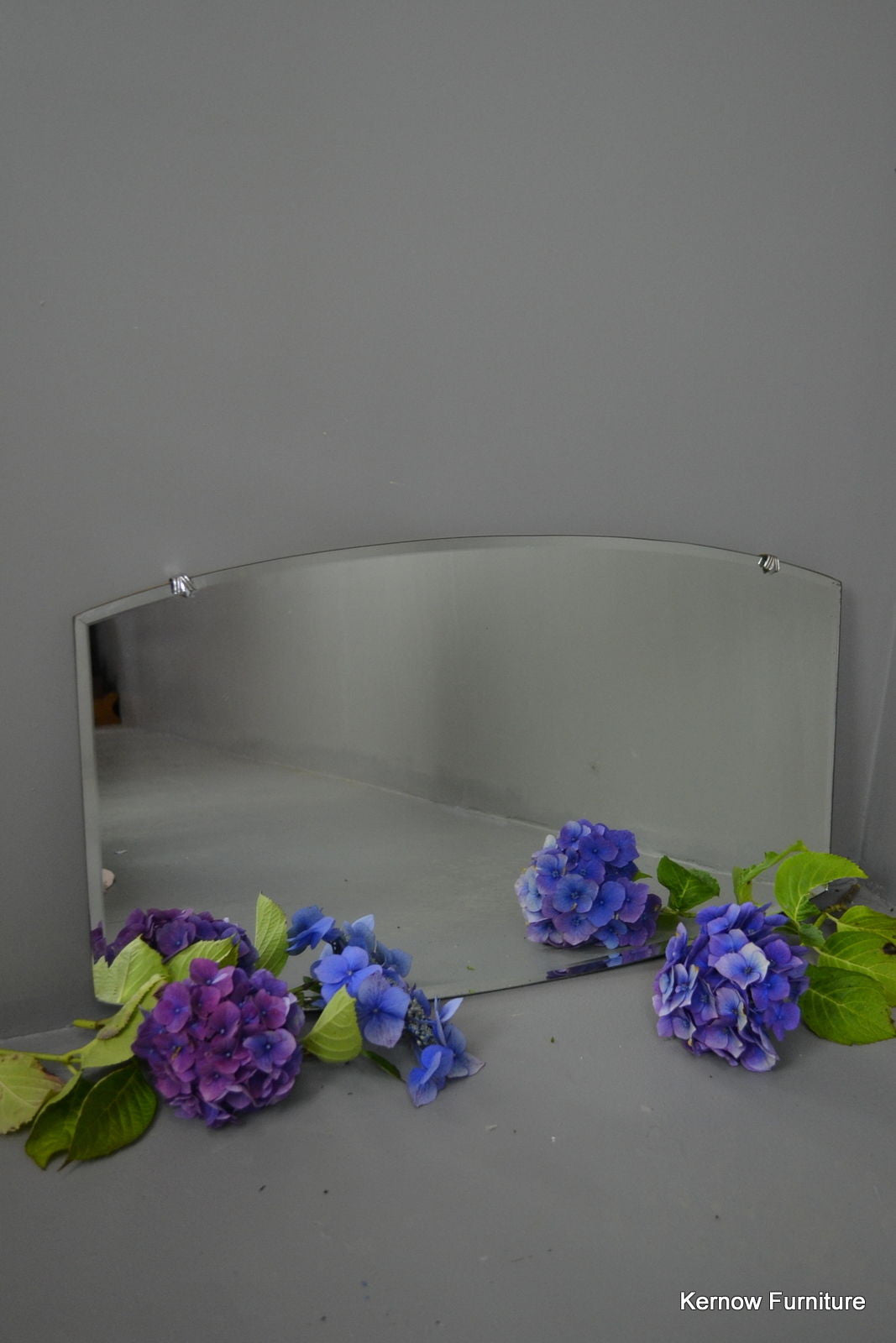 Vintage Frameless Wall Mirror - Kernow Furniture