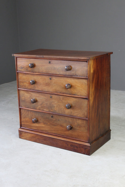 Antique Mahogany Chest of Drawers - Kernow Furniture