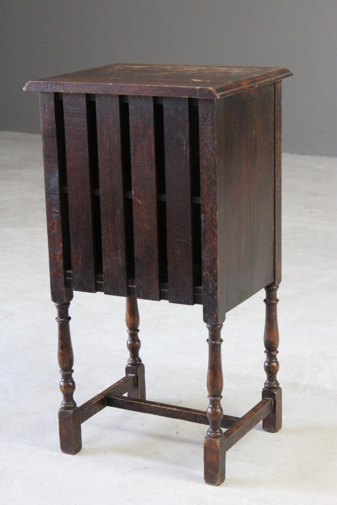 Waring & Gillows Oak Bedside Cabinet - Kernow Furniture