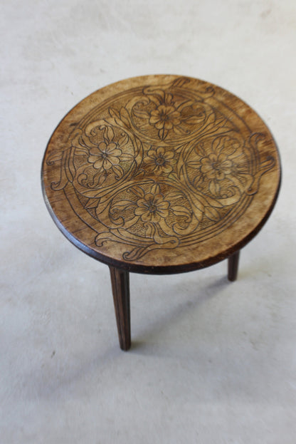 Round Poker Work Side Table - Kernow Furniture