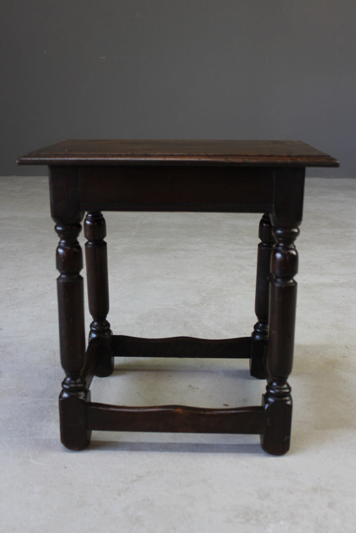 Jacobean Style Joint Stool - Kernow Furniture