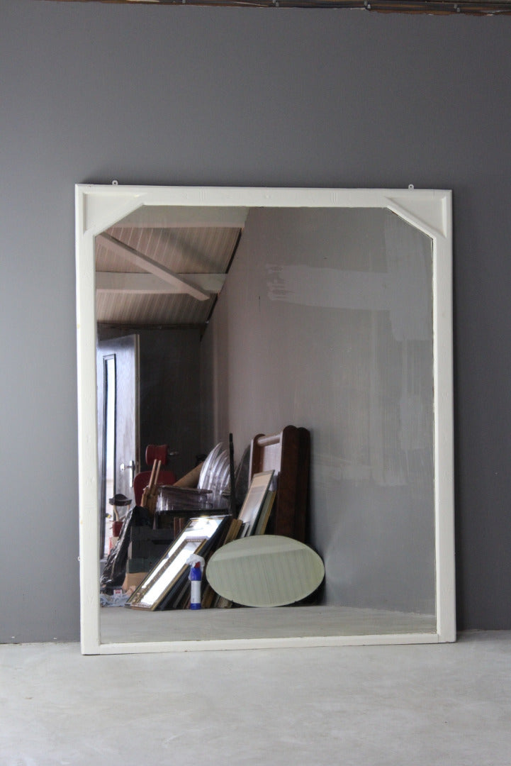 Large Victorian Overmantle Mirror - Kernow Furniture