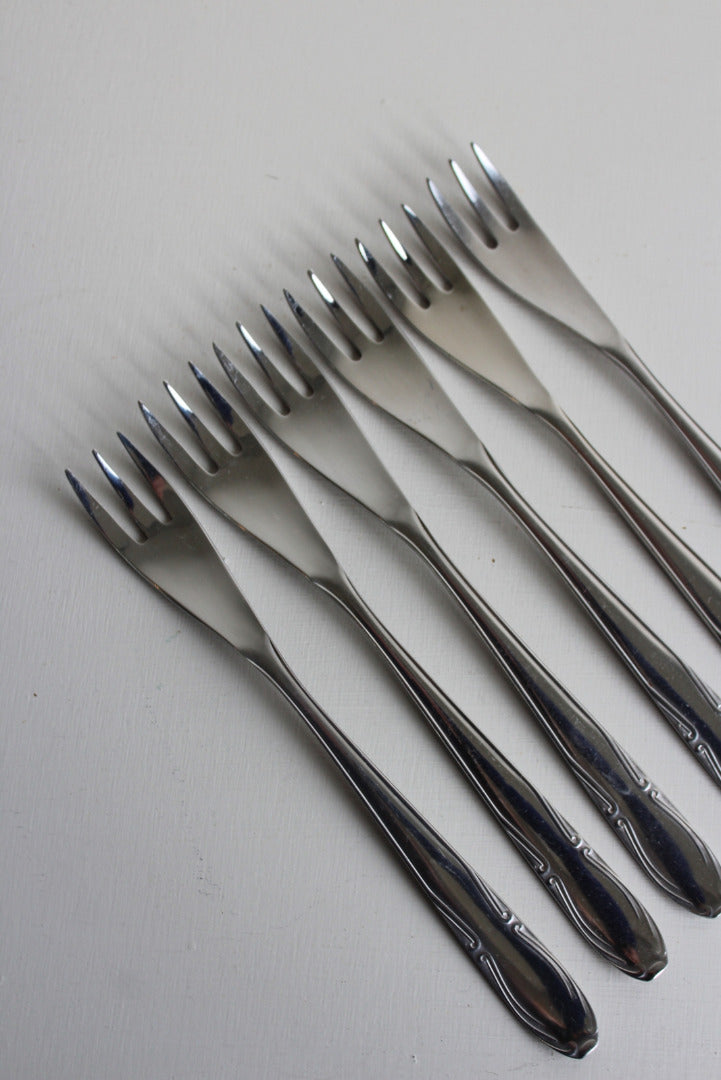 Six Vintage Cake Fork - Kernow Furniture