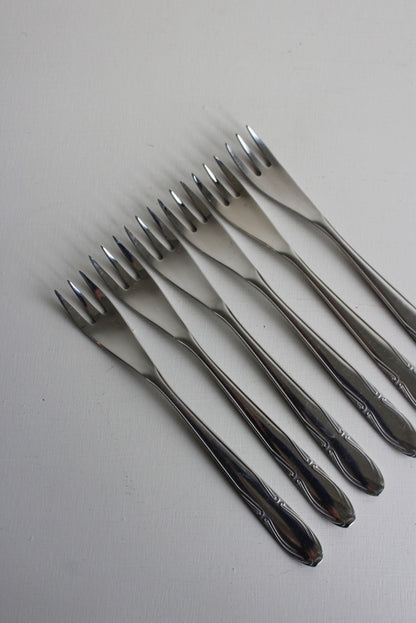 Six Vintage Cake Fork - Kernow Furniture