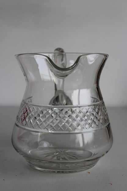 Cut Glass Water Jug - Kernow Furniture