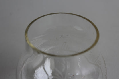 Vintage Etched Glass Preserve Pot - Kernow Furniture