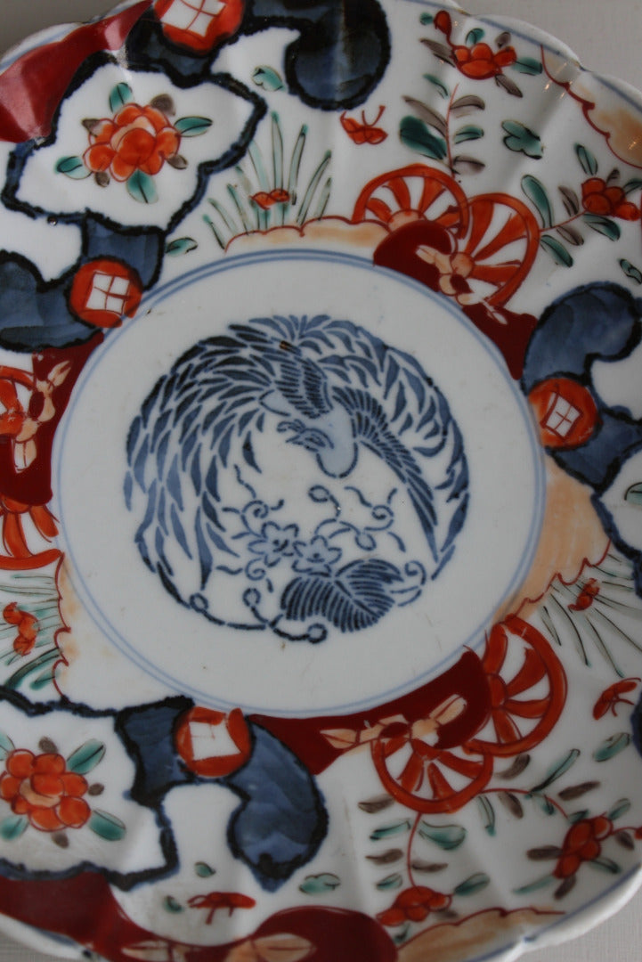 Two Oriental Imari Plates - Kernow Furniture