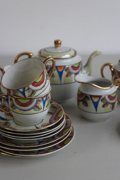 Vintage Japanese Lustre Tea Set - Kernow Furniture