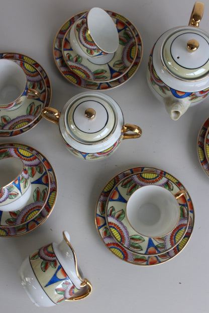 Vintage Japanese Lustre Tea Set - Kernow Furniture