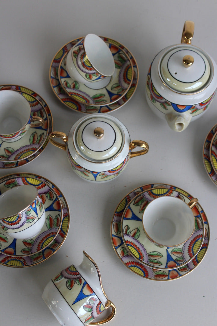 Vintage Japanese Lustre Tea Set - Kernow Furniture