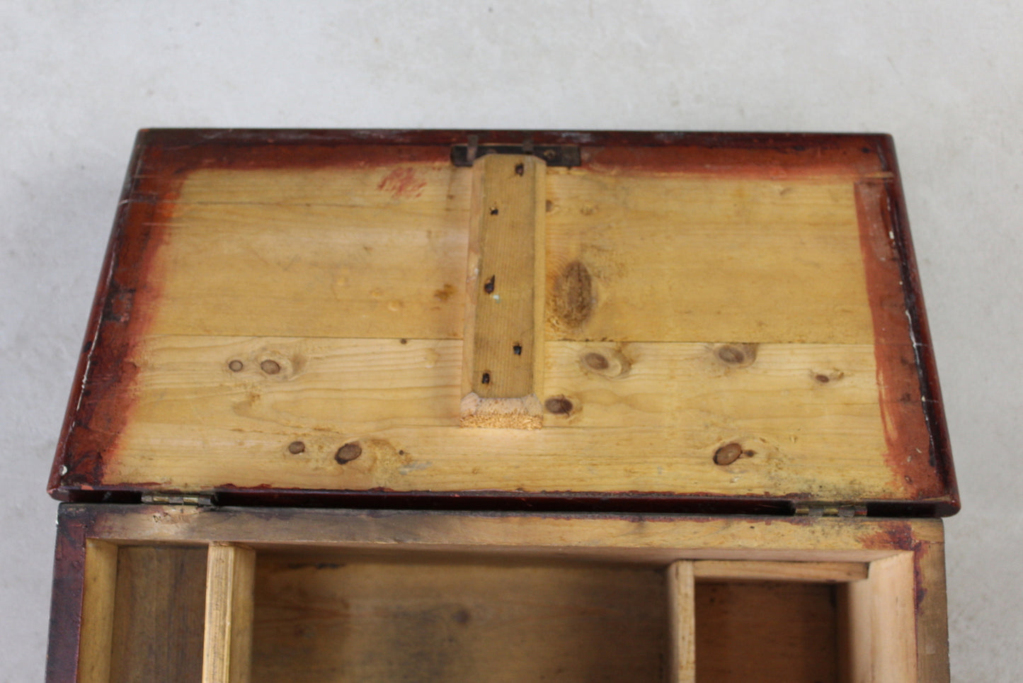 Vintage Pine Wooden Box - Kernow Furniture