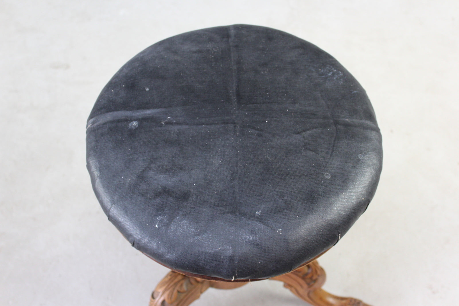 Victorian Revolving Music Stool - Kernow Furniture