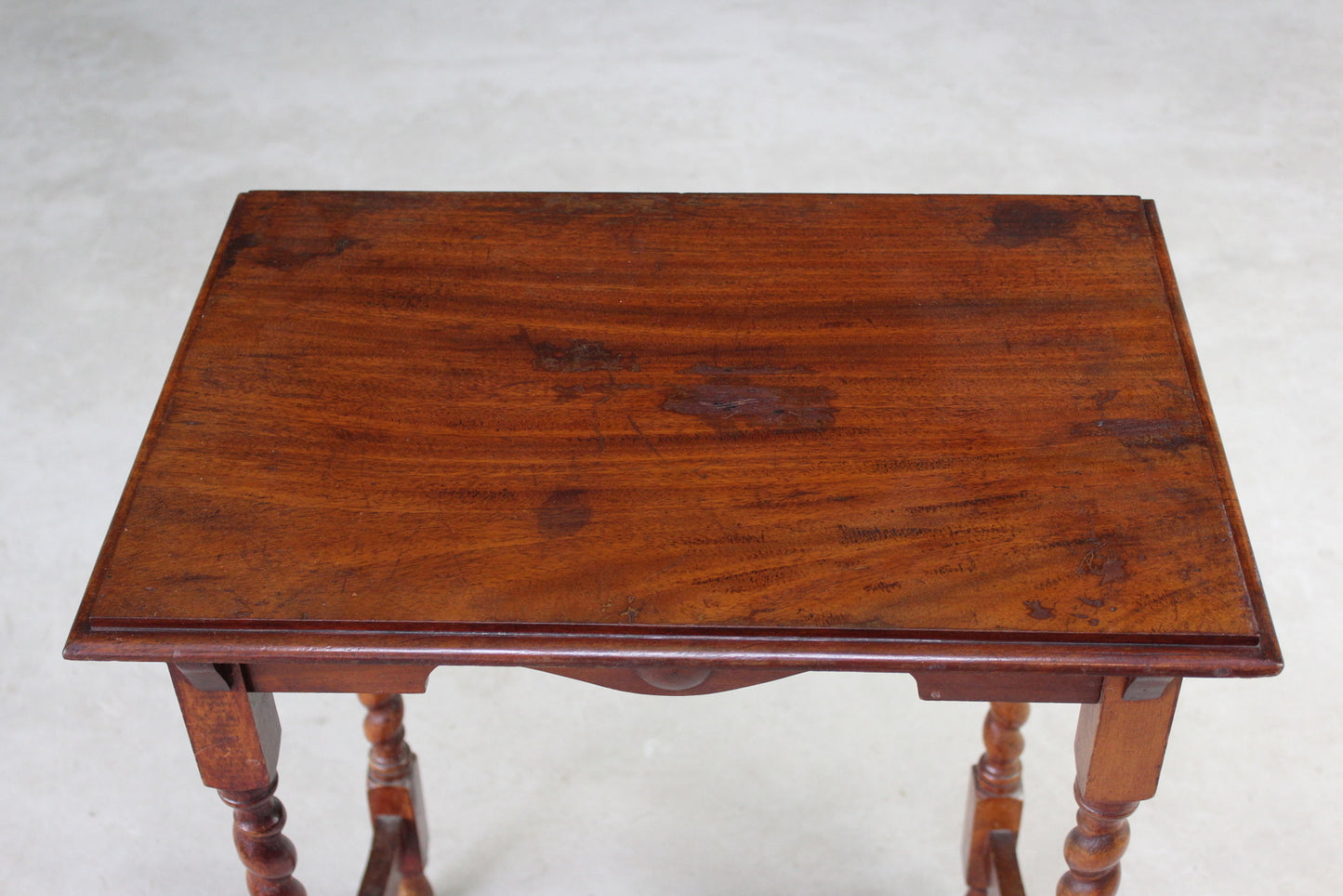 Mahogany Barley Twist Table - Kernow Furniture