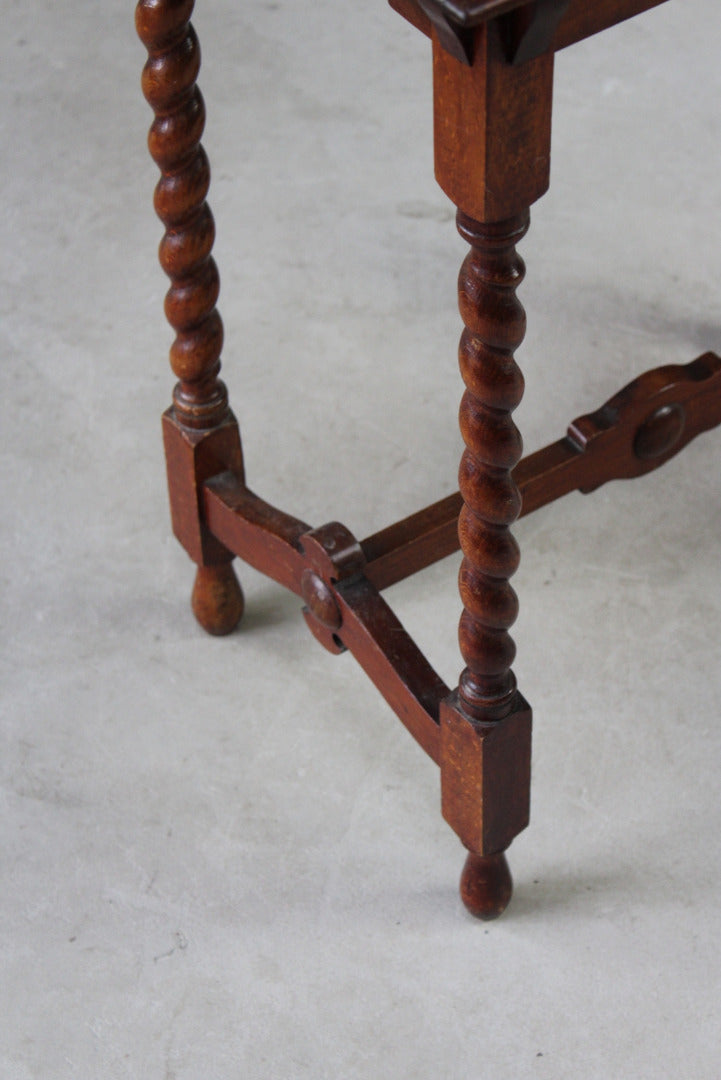 Mahogany Barley Twist Table - Kernow Furniture