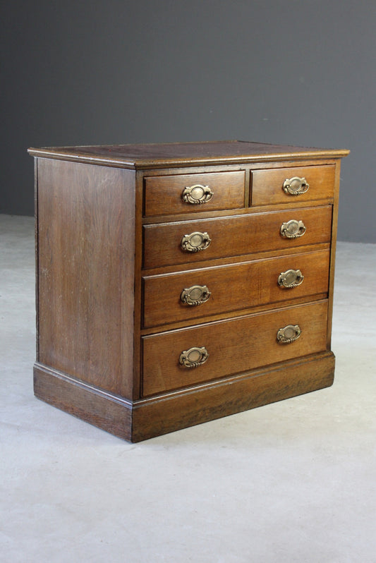 Antique Oak Chest of Drawers - Kernow Furniture