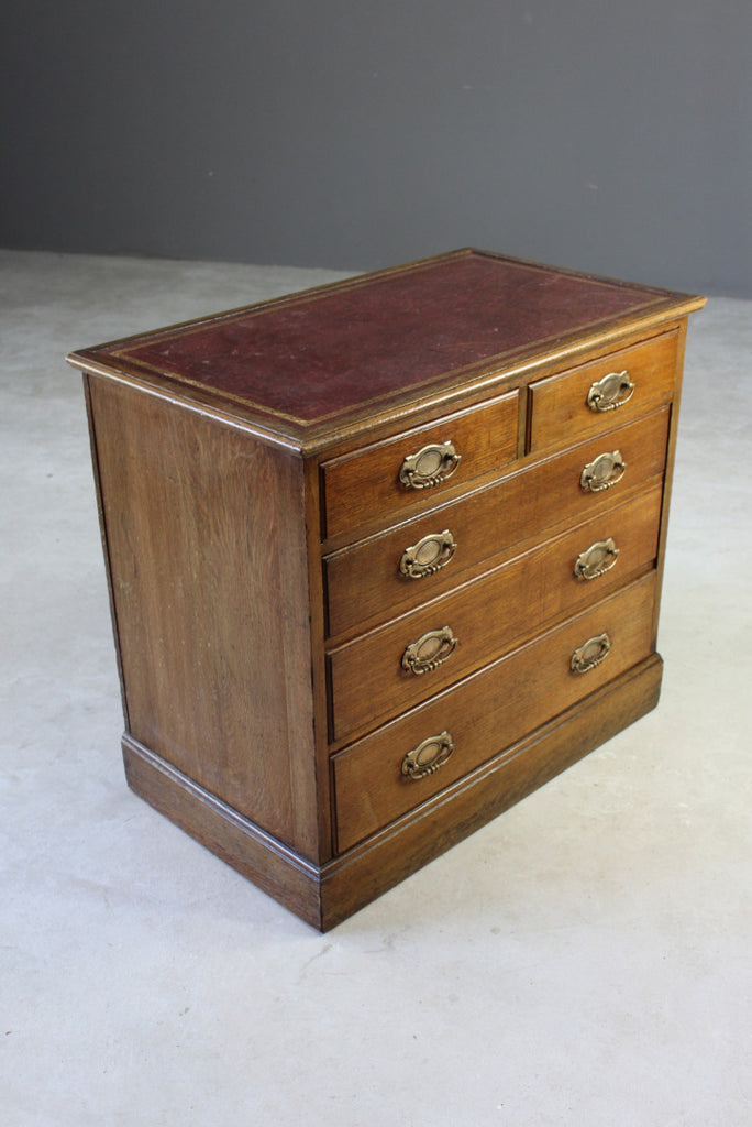 Antique Oak Chest of Drawers - Kernow Furniture
