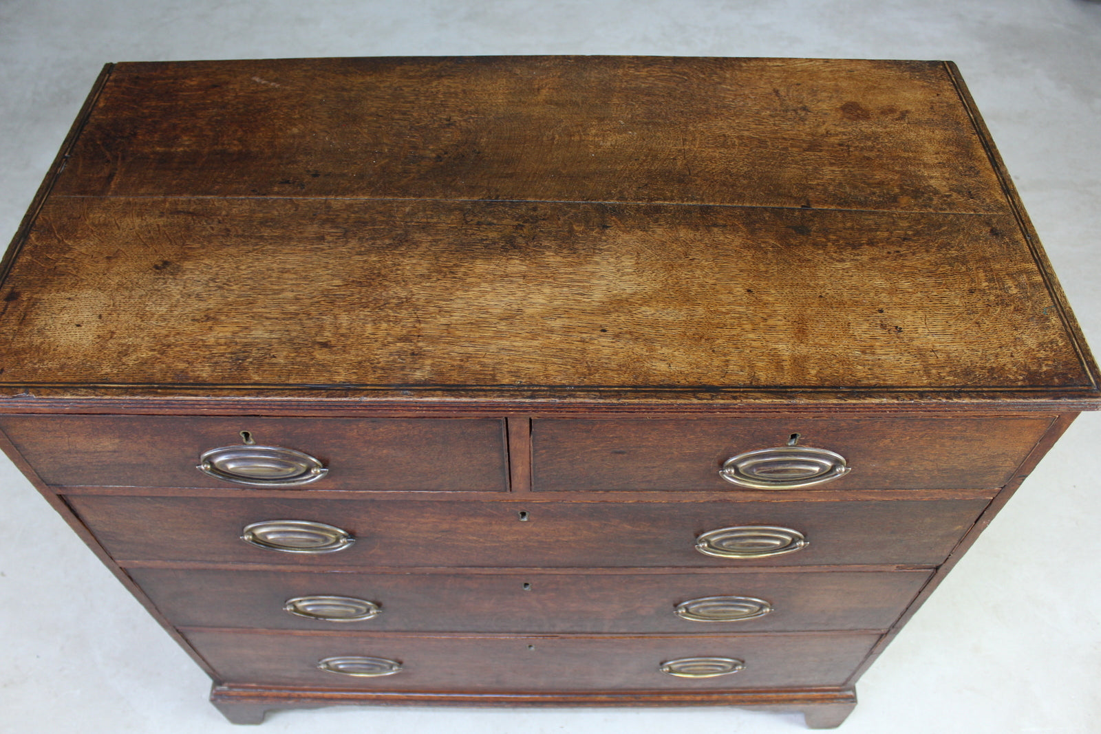 Antique Georgian Oak Chest of Drawers - Kernow Furniture